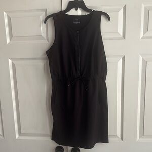 Universal Thread Black Sleeveless Sheath Mini Dress